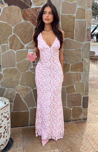 BLOSSOM MAXI DRESS - PINK