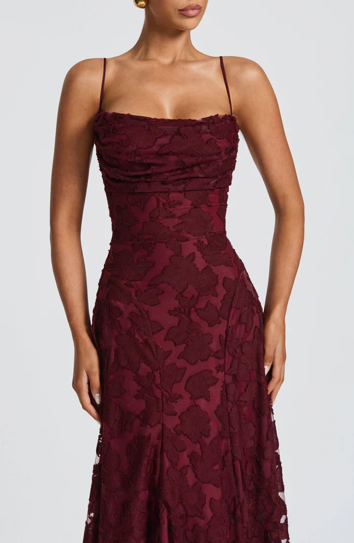 FRANCIS MAXI DRESS - WINE