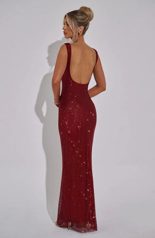 PETRA MAXI DRESS - RED