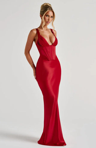 SHAE MAXI DRESS - RED