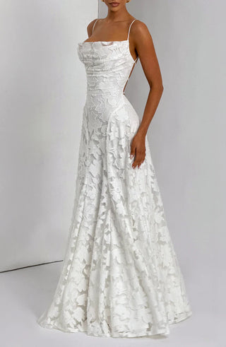 FRANCIS MAXI DRESS - WHITE
