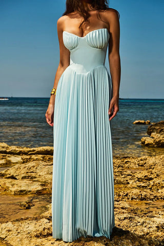 HELENA MAXI DRESS - LIGHT BLUE