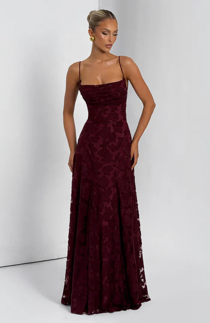 FRANCIS MAXI DRESS - WINE