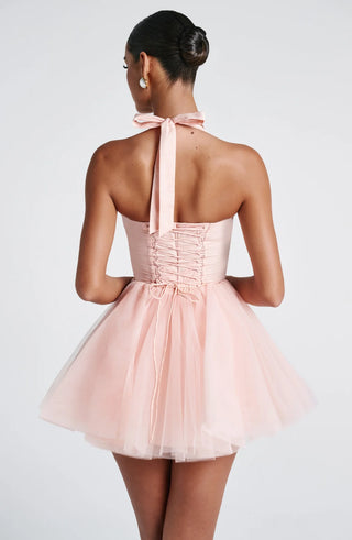 KEELY MINI DRESS - BLUSH