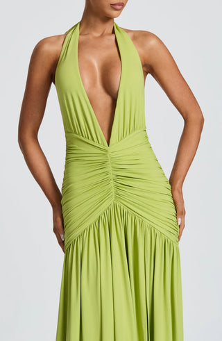MELANIA MAXI DRESS - LIME