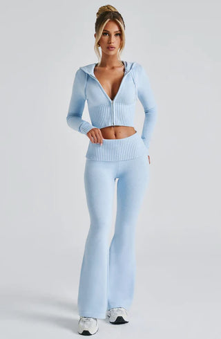 PORTIA KNIT SET - LIGHT BLUE