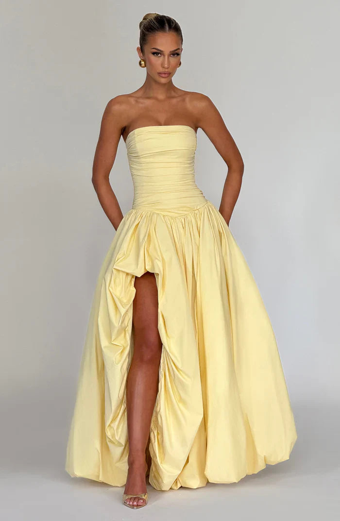 JILIAN MAXI DRESS - YELLOW