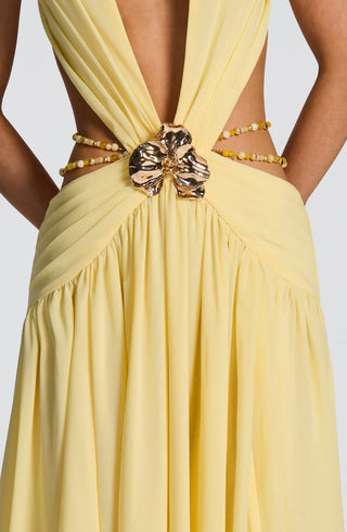 INDIANNA MAXI DRESS - YELLOW