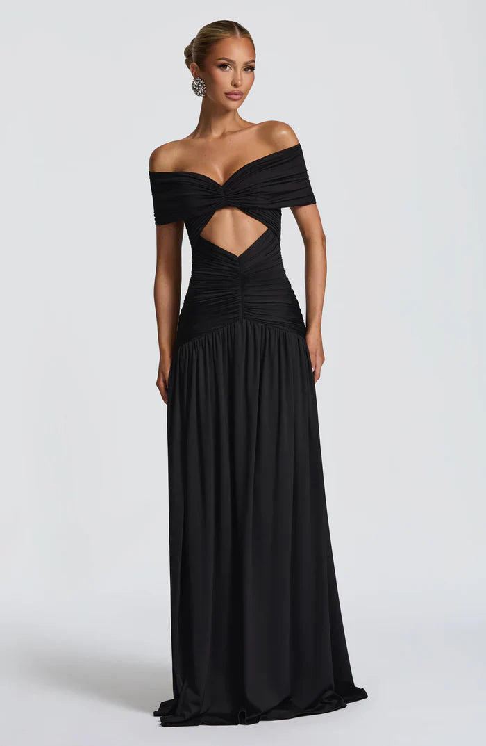KATHRYN MAXI DRESS - BLACK