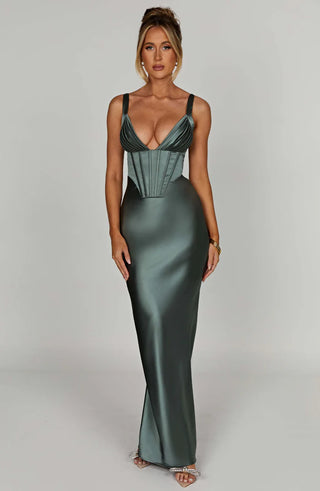 SHAE MAXI DRESS - SAGE