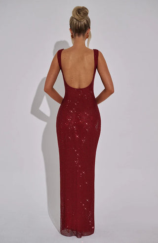 PETRA MAXI DRESS - RED