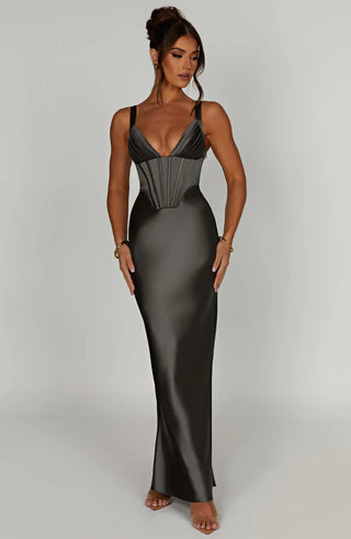 SHAE MAXI DRESS - GREY