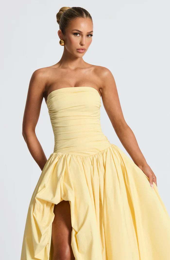 JILIAN MAXI DRESS - YELLOW