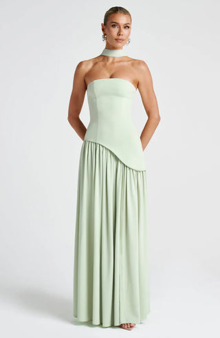 MALIYAH MAXI DRESS  - MINT