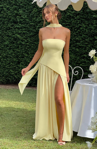 MALIYAH MAXI DRESS  - YELLOW