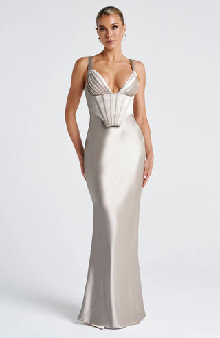 SHAE MAXI DRESS - SHELL
