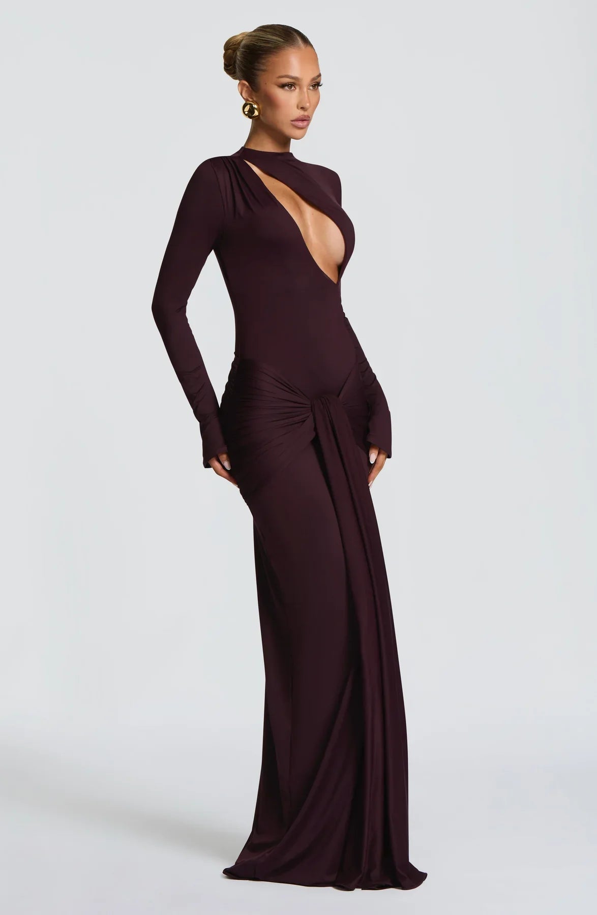 TAHNEE MAXI DRESS - PLUM