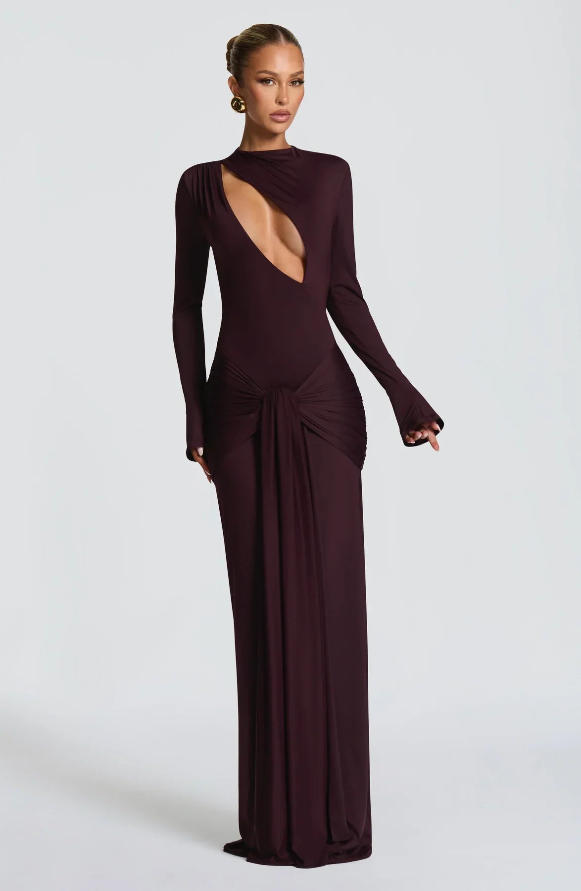 TAHNEE MAXI DRESS - PLUM