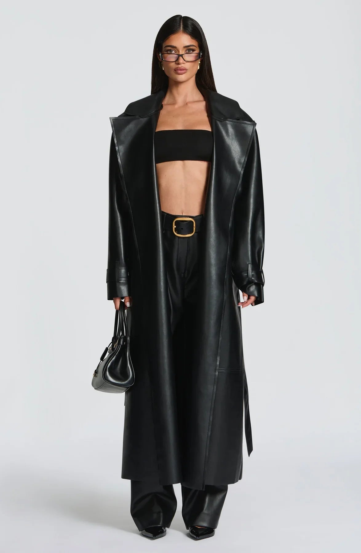 BRIDGET TRENCH COAT - BLACK