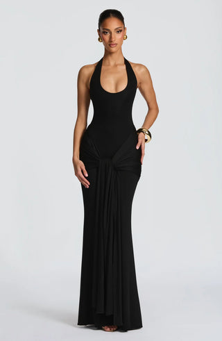 VENEDA MAXI DRESS - BLACK