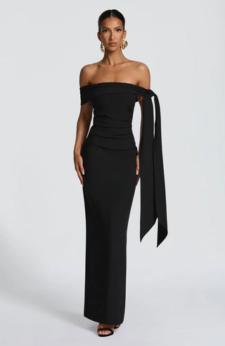 ADDIE MAXI DRESS - BLACK