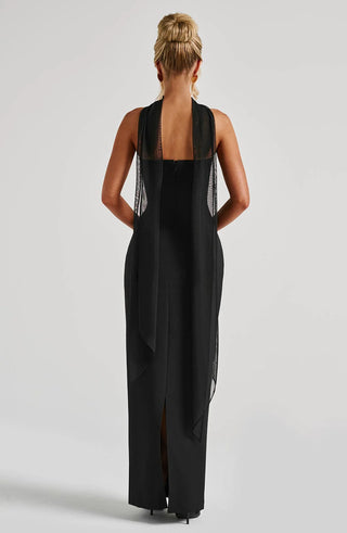 YULIA MAXI DRESS - BLACK