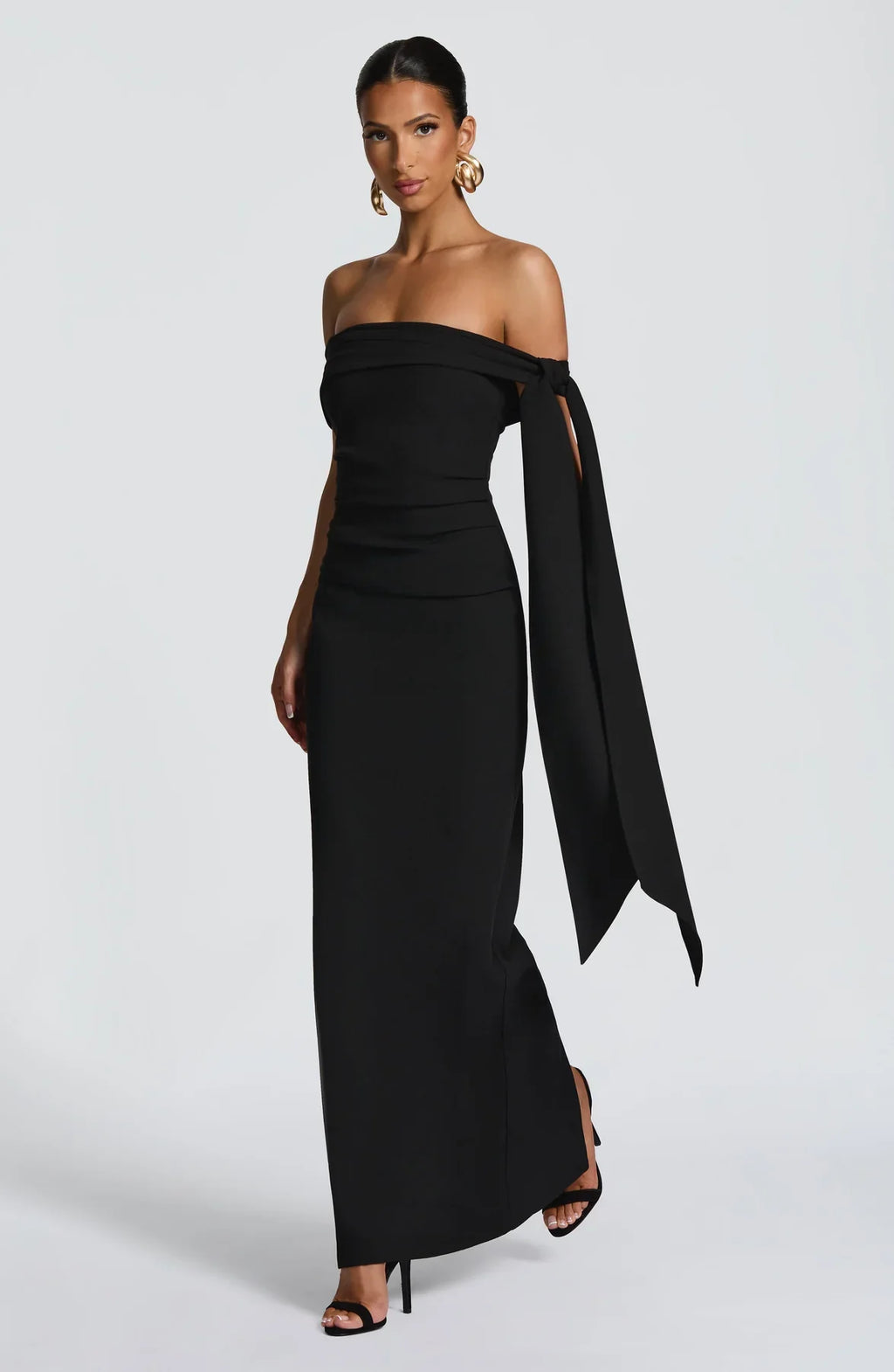 ADDIE MAXI DRESS - BLACK