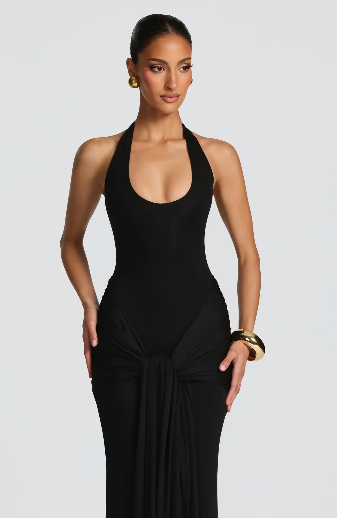 VENEDA MAXI DRESS - BLACK