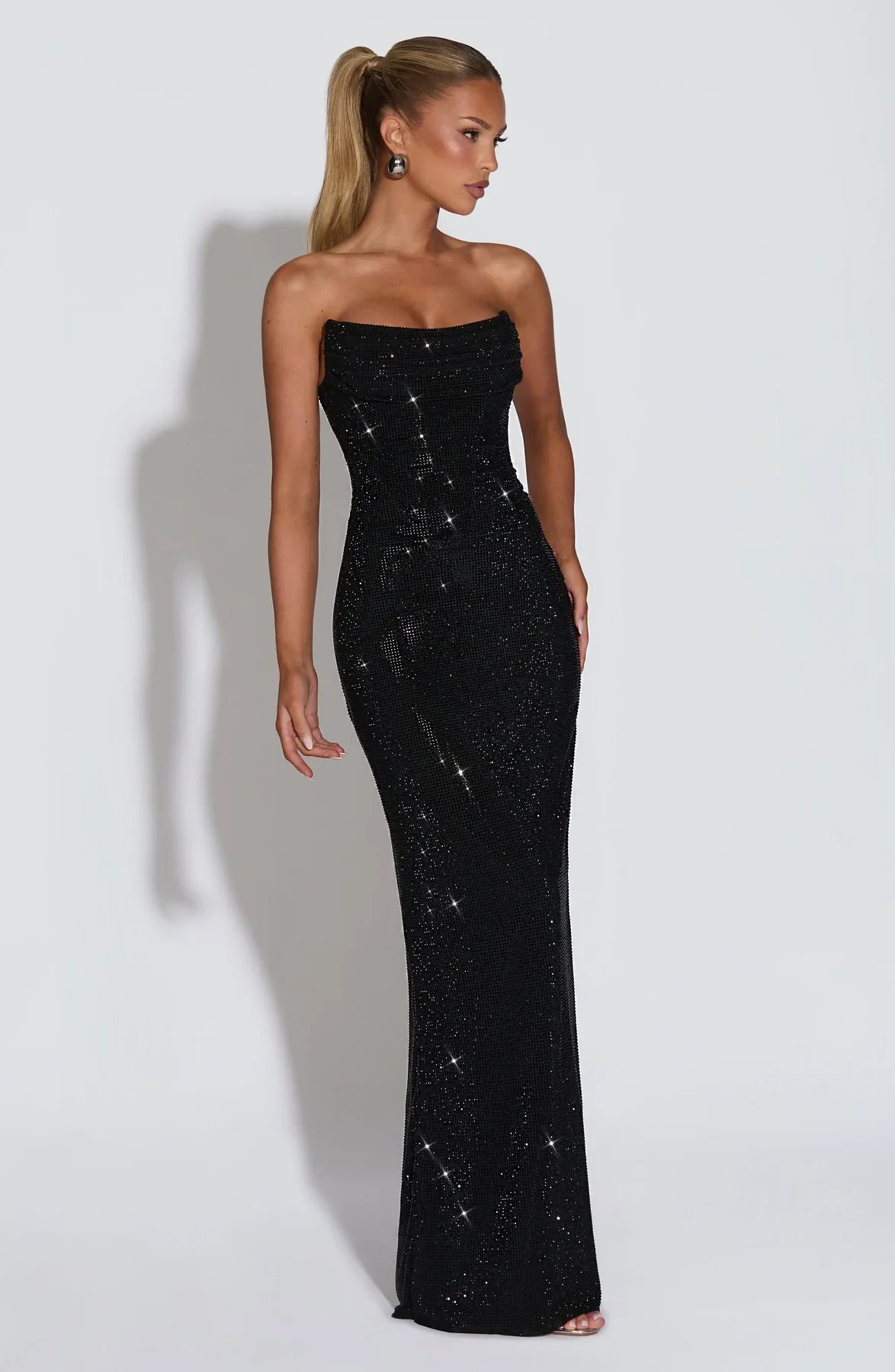 MIRABELLA MAXI DRESS - BLACK