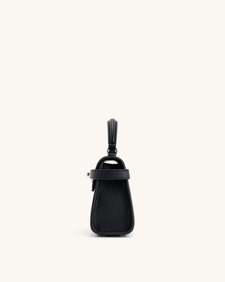 ELISE TOP HANDLE BAG - BLACK