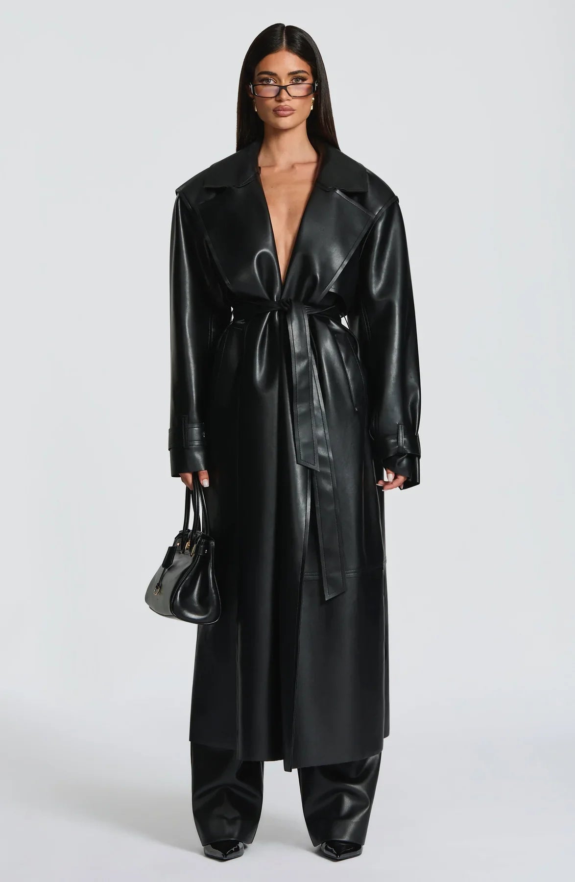 BRIDGET TRENCH COAT - BLACK