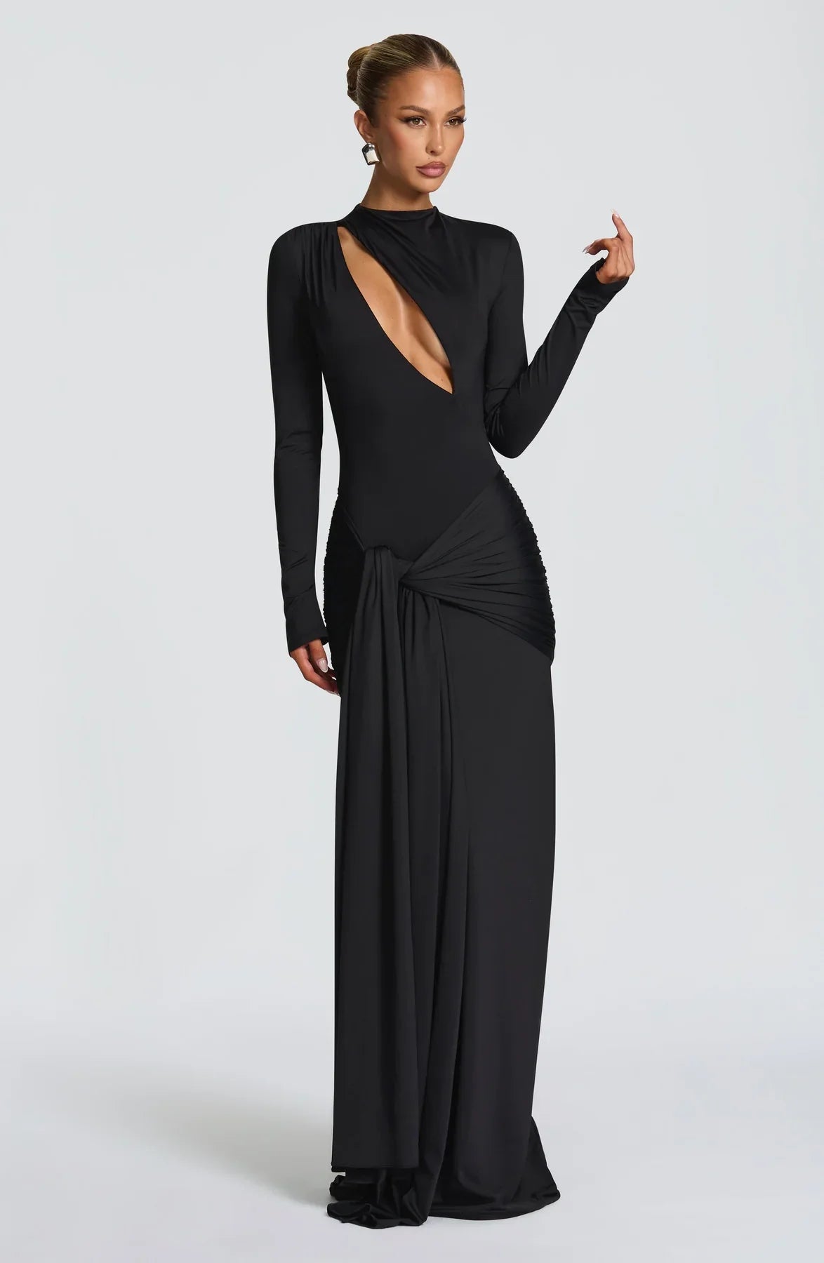 TAHNEE MAXI DRESS - BLACK