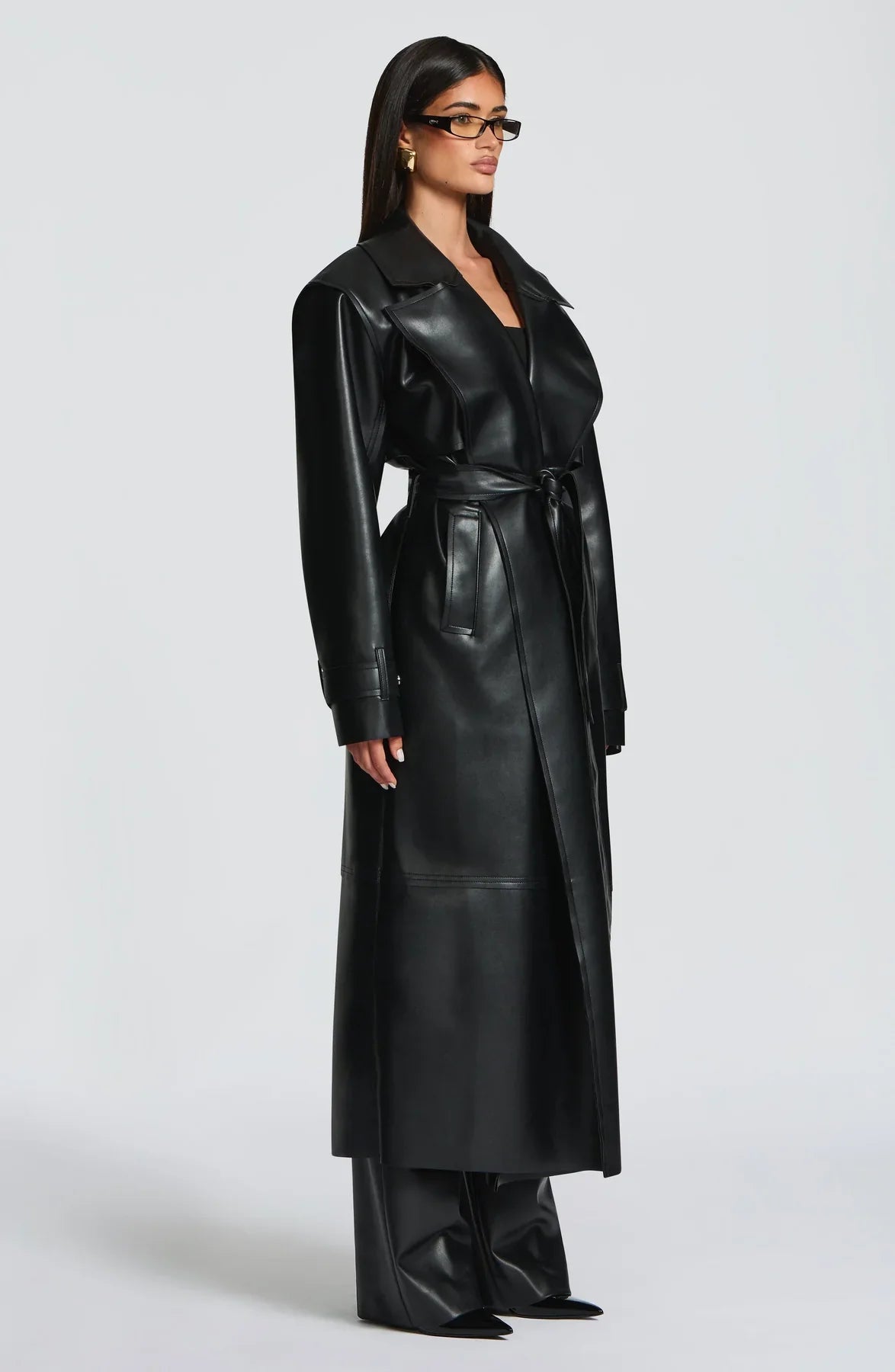 BRIDGET TRENCH COAT - BLACK