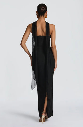 LINDSEY MAXI DRESS - BLACK