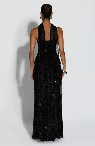 ALLAIRE MAXI DRESS - BLACK