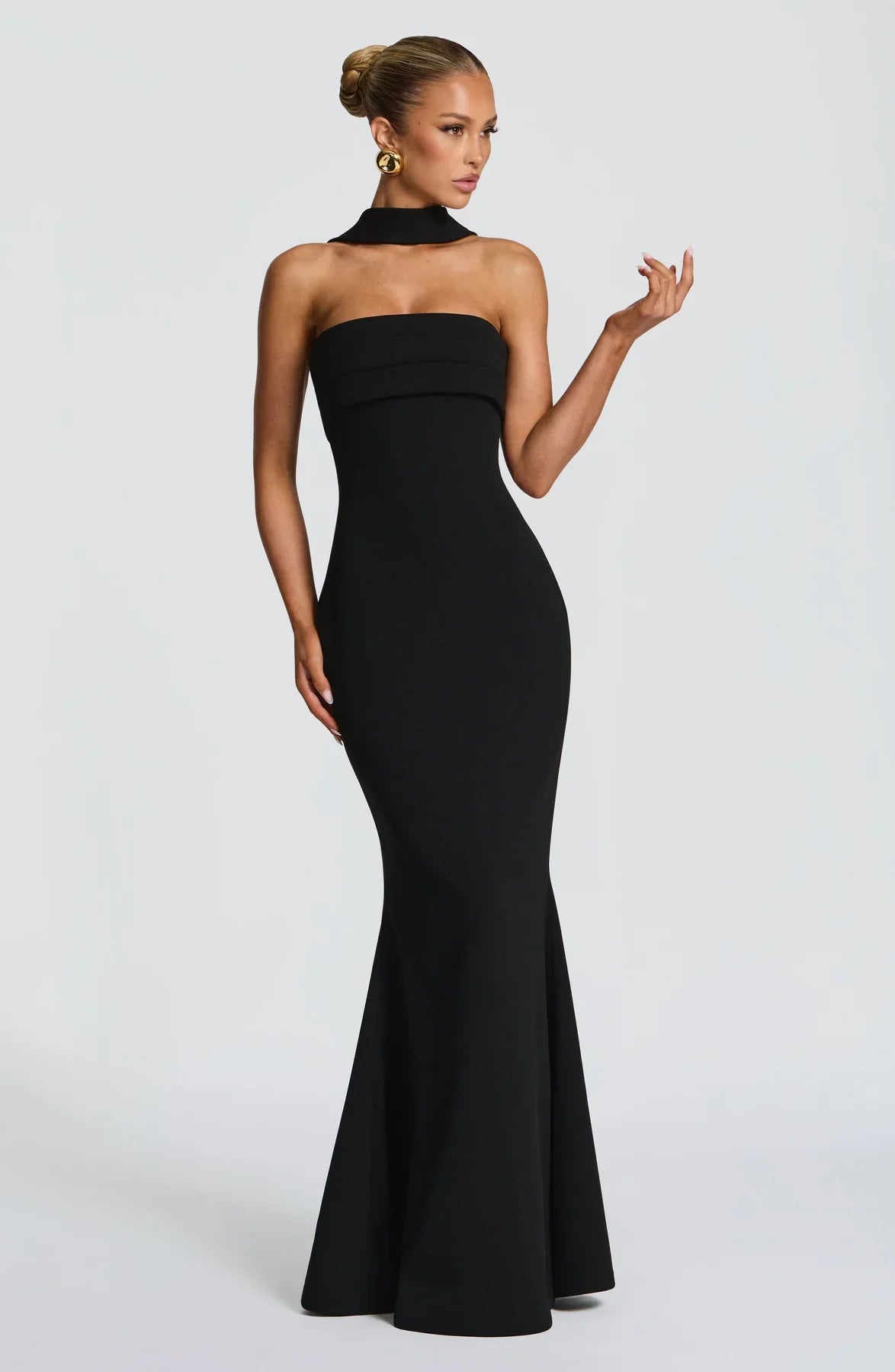 LEURA MAXI DRESS - BLACK