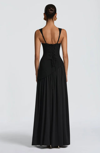 TULLULAH MAXI DRESS - BLACK