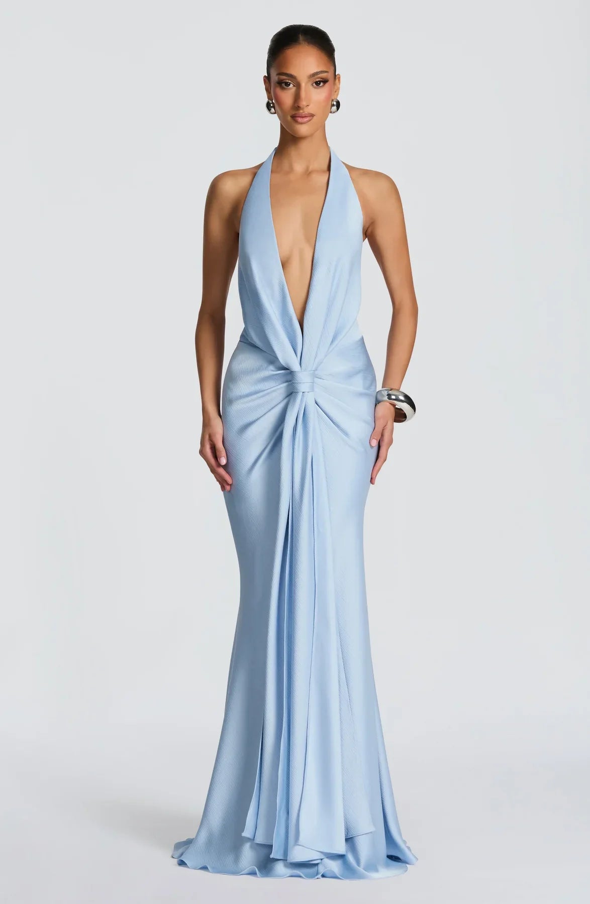 LINETTE MAXI DRESS - GLACIER BLUE