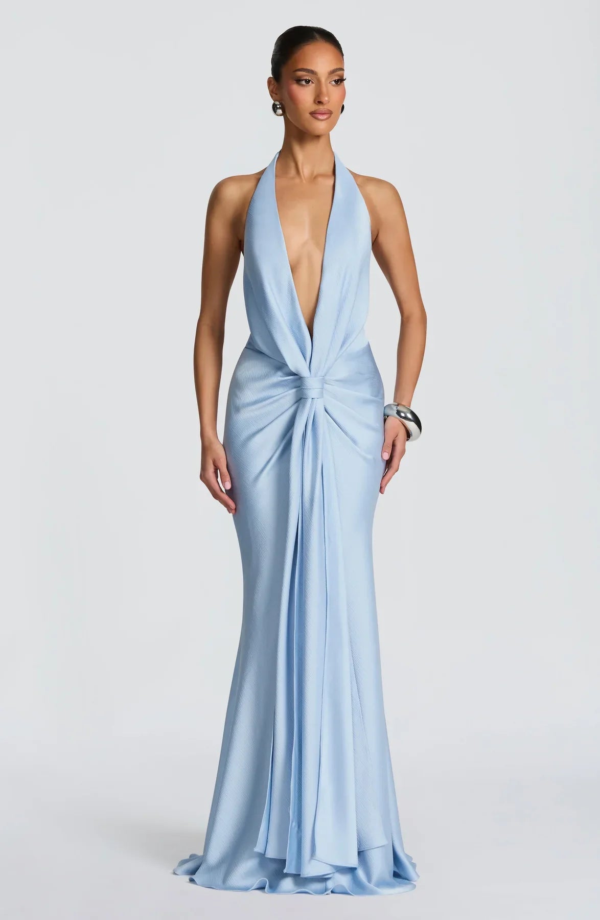 LINETTE MAXI DRESS - GLACIER BLUE