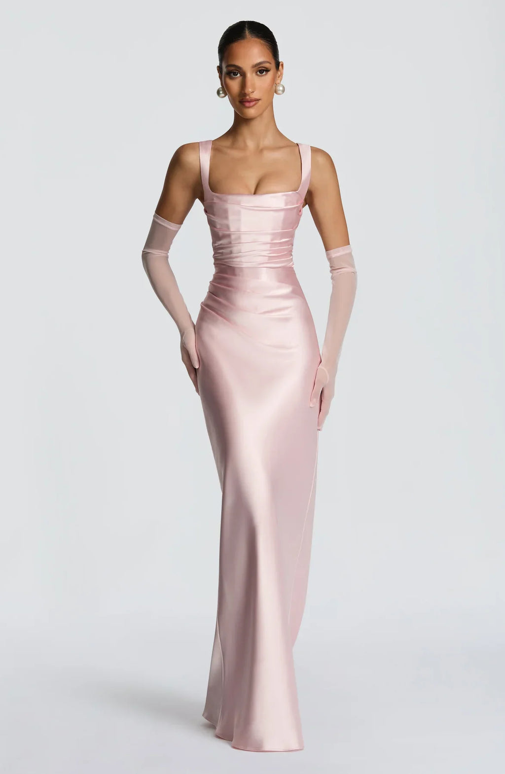 CALANTHE MAXI DRESS - BLUSH