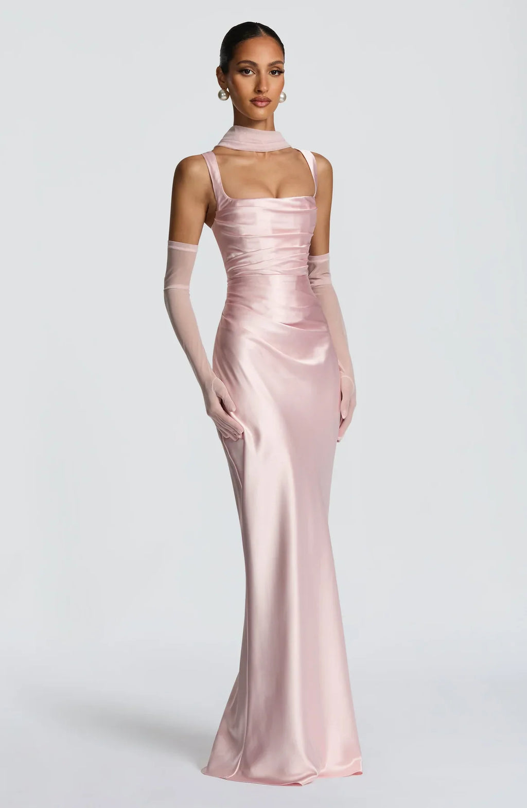 CALANTHE MAXI DRESS - BLUSH