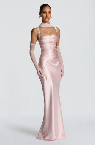 CALANTHE MAXI DRESS - BLUSH