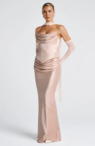 BERNADETTE MAXI DRESS - BLUSH