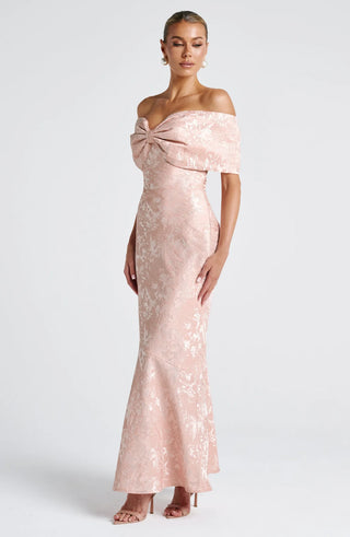 EMBERLY MAXI DRESS - BLUSH