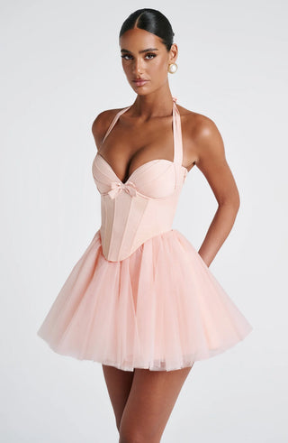 KEELY MINI DRESS - BLUSH