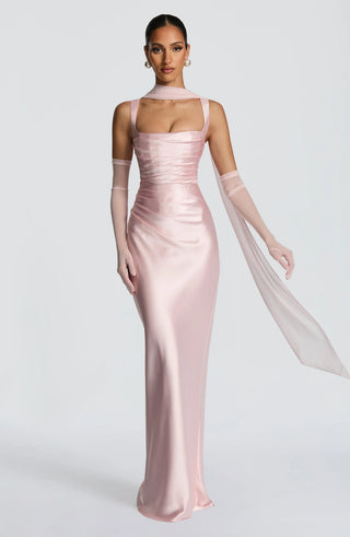 CALANTHE MAXI DRESS - BLUSH