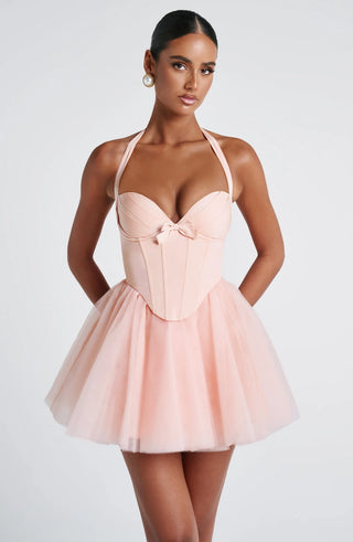 KEELY MINI DRESS - BLUSH