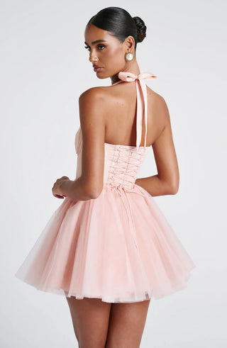 KEELY MINI DRESS - BLUSH