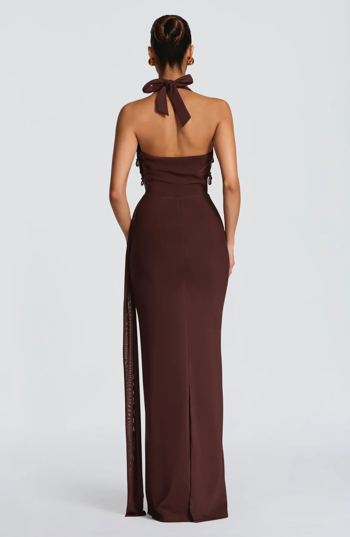 FABIA MAXI DRESS - PLUM
