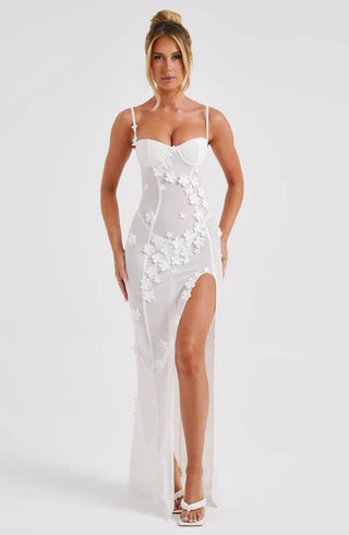 DELILAH MAXI DRESS - WHITE